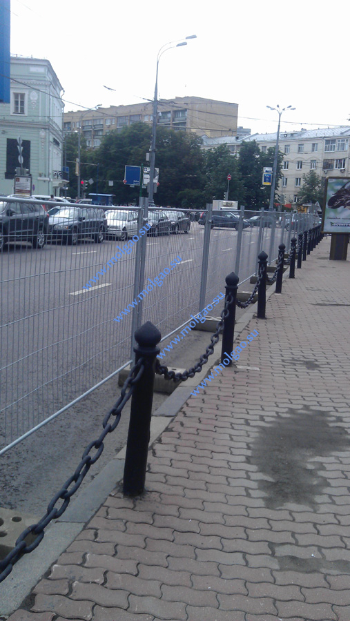 Ограждения Мольгао (тип 1) на Тверском бульваре в Москве