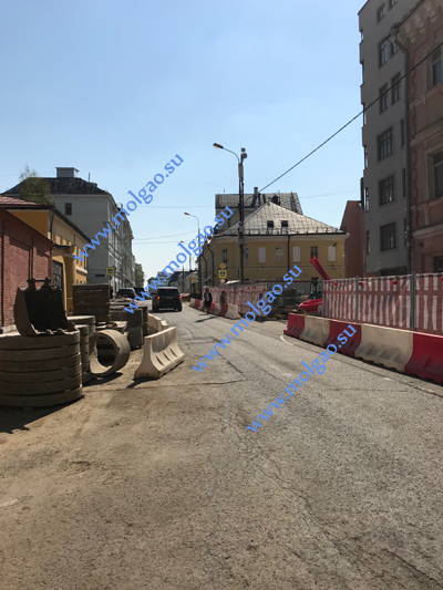 Ограждения строительных площадок Мольгао Тип1 на улице Рождественка. Фото 2