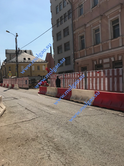 Ограждения строительных площадок Мольгао Тип1 на улице Рождественка. Фото 4