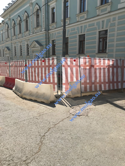 Ограждения строительных площадок Мольгао Тип1 на улице Рождественка. Фото 7