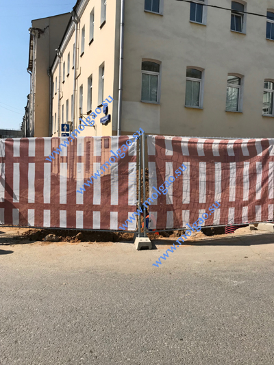 Ограждения строительных площадок Мольгао Тип1 на улице Рождественка. Фото 8