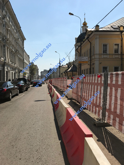 Ограждения строительных площадок Мольгао Тип1 на улице Рождественка. Фото 11