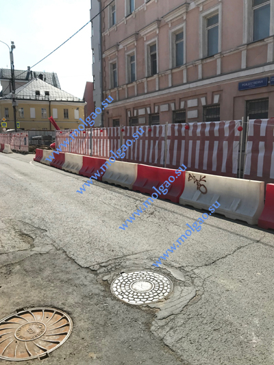 Ограждения строительных площадок Мольгао Тип1 на улице Рождественка. Фото 14