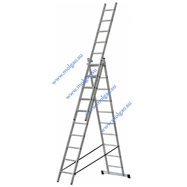  | Лестница универсальная трёхсекционная 3 х 10 | Купить на www.molgao.su * (495) 502-4469 * 495@5024469.ru