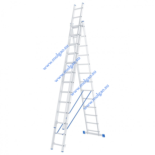  | Лестница универсальная трёхсекционная 3 х 13 | Купить на www.molgao.su * (495) 502-4469 * 495@5024469.ru