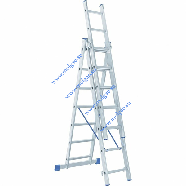  | Лестница универсальная трёхсекционная 3 х 7 | Купить на www.molgao.su * (495) 502-4469 * 495@5024469.ru