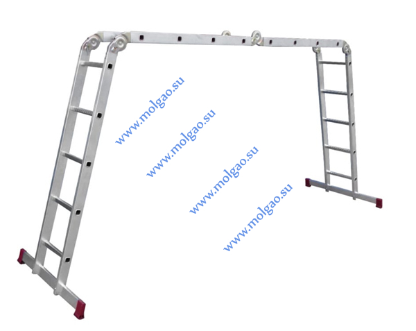  | Лестница-трансформер унивесальная четырёхсекционная 4 х 5 | Купить на www.molgao.su * (495) 502-4469 * 495@5024469.ru