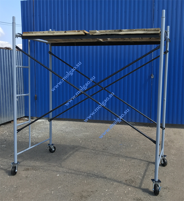  | Готовая переджвижная секция лесов ЛРСП-2000-30 (ДхВхШ = 2х2х1) м | Купить на www.molgao.su * (495) 502-4469 * 495@5024469.ru