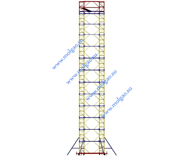 | Вышка-тура ВСП-250-1.2 (ВСР-4) 1.2 х 2.0 х 16.0 м | Купить на www.molgao.su * (495) 502-4469 * 495@5024469.ru