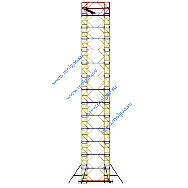 | Вышка-тура ВСП-250-1.2 (ВСР-4) 1.2 х 2.0 х 17.2 м | Купить на www.molgao.su * (495) 502-4469 * 495@5024469.ru